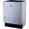 INFINITON ELECTRONICS INFINITON Lavastoviglie Integrabile DIW-BB606, E, 7 programmi, mezza carica, Display, Easy Play, Inox
