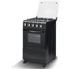 bajrl Piano Cottura A Gas GPL A 4 Fuochi, Fornello Da Tavolo Con Protezione In Caso Di Guasto Della Fiamma E In Vetro Temperato, Ad Alta Efficienza Energetica For La Cucina Domestica