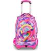 ZAINO TROLLEY SEVEN JACK 8 RUOTE JOYFUL PINS GIRL