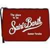 Saint Barth Mc2 Donna Pochette ALI0053 Nylon Rosso Scuro Taglia Unica
