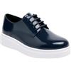 SIRRI Scarpe Derby con Plateau in Vernice Ragazzi - Calzature Eleganti e Formali con Lacci per Matrimonio e Ballo di fine Anno misurare 39