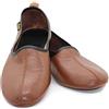 Akdam Pantofole da donna in pelle per interni, stile tradizionale babouche, mocassino a piedi nudi