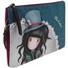 Gorjuss Il cappellaio - Borsa a Tracolla Doppia Pochette - Realizzata