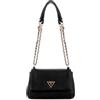 GUESS Etel - Borsa a tracolla convertibile, colore: Nero