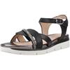 Stonefly 222363 ELODY 25 Black Nero Sandali Donna Pelle Strass 38