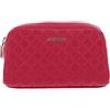 GUESS borsa per utensili Double Zip Bright Pink rosa