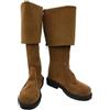 Lixinya Pirata Cosplay Stivali Uomini Medievale Halloween Carnevale Scarpe Cosplay Stivali Scarpe Marrone Uomo, marrone, 44 EU