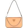 GUESS Noelle Mini Top Zip Shoulder Bag Apricot
