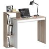 BAKAJI Scrivania con Libreria 4 Ripiani Tavolo Porta Pc Computer in Legno Casa Ufficio