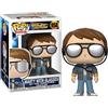Funko Pop! Movie: Back To The Future-Marty McFly with Glasses - Ritorno al Futuro - Figura in Vinile da Collezione - Idea Regalo - Merchandising Ufficiale - Giocattoli per Bambini e Adulti