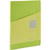 Fabriano Ecoqua Plus - Quaderno a spirale nascosto, 21,1 x 29,7 cm, formato A4, a righe, colore: Lime