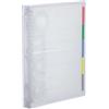 Kokuyo Binder Raccoglitore per notebook B5, 26 anelli, apertura interruttore, capacità 100 fogli, prodotto in Giappone, trasparente P333NT