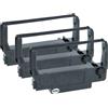 vhbw 3x nastro inchiostrato compatibile con Compuprint 4419 stampante ad aghi - nero