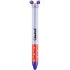 Colourbook Tippy Twin - Penna Sfera a Scatto, 2 Colori, Diametro Punta 1 mm, Topino Azzurro