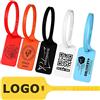 Pobsuier 100 Fascetta di sicurezza Personalizzate Etichetta di Plastica Scrivibile Sigilli per Abbigliamento Scarpe Nome Regalo 300mm
