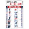 Graficamente Calendario 2026 Olandese da muro PERSONALIZZABILE - Fogli a strappo con griglia sul retro per appunti - È possibile stampare la vostra grafica, il vostro logo o una foto.