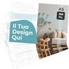 Cimpress Volantini Personalizzati A5 Orizzontale, Stampa Fronte su Carta Opaca, Confezione da 100, Carica il Tuo Design per Eventi o Promozioni