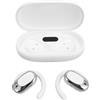 Denash Translator Earbuds in Tempo Reale, Cuffie Traduttrici Bluetooth con 144 Lingue e Accenti, Traduttore a Due Vie per L'apprendimento del Settore dei Viaggi (WHITE)