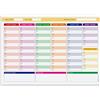 Paprint Planning settimanale a colori, weekly planner da tavolo A3 e A4 da 53 fogli 21x30 e 42x30, agenda per appuntamenti, chiamate e note con divisione in oraria e giornaliera (A3)