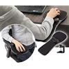 Ezoon Tappetino per mouse con poggiapolsi per computer, supporto ergonomico per la spalla e la mano, per casa e ufficio, estensore durevole per bracciolo, sedia da scrivania