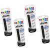 Generico Carioca Oops Ricariche Penna Cancellabile Blu Rosso Nero e Verde - Refill Compatibili per Penne a Sfera Termosensibili, Inchiostro Cancellabile, Set 12 Pezzi (Nero)