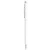 GFD HEART 100 Penne Personalizzate con Scritta Incisa a Laser - Penna in Metallo per Touch Screen, Idea Personalizzabile Ufficio, Inaugurazioni, Fiere, Gadget Promozionali (100 Penne Bianco)