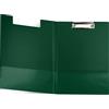 Netuno 1 raccoglitore per portablocco, formato A4, con clip, colore verde scuro, DIN A4, coperchio per scrivere, morsetto in metallo, in plastica, cartella portadocumenti