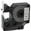 vhbw Cassetta nastro compatibile con Dymo LabelMaker PC2, PC etichettatrice 7m x 19 mm nero su trasparente, plastica