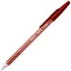 PILOT 11019 BP-S - Penna a sfera per scrittura fine, inchiostro morbido, punta indeformabile, ricaricabile, corpo traslucido 0,3 mm, colore: Rosso