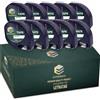 EMBRIIO 91201 S0721610 Kit 10 Nastro per Etichette Plastica Sostituzione per Dymo LetraTag LT-100H LT-100T LT-110T QX50 XR XM 2000 Plus | Nero su Bianco | 12 mm x 4 m