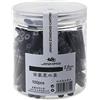 HYROOY Cartucce per penna stilografica, 100 pezzi, 2,6 mm, in plastica nera + inchiostro