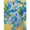 ORIGAMO Originali Biglietto Van Gogh Irises Quilling - Biglietto regalo Filigrana per compleanno e ricorrenze, Biglietto di auguri con busta ideale per stupire