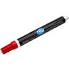 SIMPLETEK - Pennarello Indelebile Rosso 10ml - Marker Industriale per Plastica, Vetro, Metallo - Alta Resistenza e Precisione