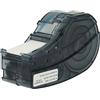 vhbw Cassetta nastro compatibile con Brady BMP21-LAB, BMP21-PLUS, ID PAL, BMP21 etichettatrice 6,4m x 19,05 mm nero su bianco, poliestere