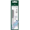 Faber-Castell Penna roller da 0,7 mm, inchiostro incluso, colore: blu, confezione da 4