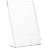 Aurora Store 3x Espositore Plexiglass A5 Porta Brochure da Banco Plastica Trasparente Porta-Avvisi da TavoloPorta Menu Supporti Foto Segnaposto e segnaprezzi 148x210mm