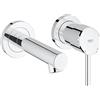 Grohe 19575001 Miscelatore a Parete per Lavabo Serie Concetto 19575, Cromo