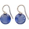 orecchini blu scuro in vetro di Murano