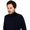 Generic Sciarpa Scaldacollo Anello Uomo Invernale e Fascia 100% Cachemire
