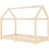 vidaXL Struttura letto per bambini in pino massiccio 80 x 160 cm