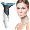 Vifycim Massaggiatore del collo viso, dispositivo di sollevamento del viso 4 in 1 macchina riduttore del doppio mento massaggiatore facciale anti-invecchiamento per viso, collo, riduce le linee sottili