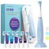 FUMEIKANG Spazzolini elettrici per bambini Sonic Ricaricabile Spazzolino da denti Regali per Ragazzi e Ragazze Smart Timer Power Spazzolino da denti - Blu 3 4 5 6 7 8 9 10 11 12 (blu)