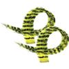 Sharplace 2 pezzi di extension per capelli colorati, accessori per capelli per donne, bambine, moda, copricapo colorato, meches per cosplay, Giallo