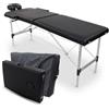Mobiclinic®, Lettino per Massaggi, Alluminio, Pieghevole, Poggiatesta, 186x60cm, CA-01 Light, 150 kg, Borsa da Trasporto, Estetica, Fisioterapia, Portatile, Professionale