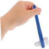 TEHAUX Spazzolino Delicato Doppia Faccia per Pulizia Protesi Dentarie per Adulti, Kit per Dentiere Setole Morbide e Manico Ergonomico in Pp, 2 Pezzi