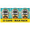 Heinz Beanz, 415 g (confezione da 12) - Fagioli vegani al forno in una ricca salsa di pomodoro