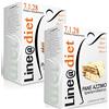 Line@Diet CRACKERS di PANE AZZIMO IPERPROTEICO, 2 confezioni, crackers proteici, fase 1 e fase 2, basso contenuto di glucidi e lipidi