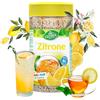 King George - Bevanda da tè istantanea al limone, 12 x 400 g, al limone, agli agrumi, con vitamina C, confezione risparmio per le briciole, per l'estate, le feste