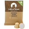 Caffè dal Mondo 80 Capsule Compostabili compatibili con Nespresso - Indonesia Flores - Intensità 12 - Caffè dal Mondo