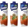 Idea Succo di Frutta Santal Arancia Rossa 3 Brick da 1000 ml